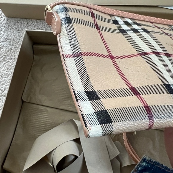 Burberry Haymarket Crossbody Clutch - Picture 7 of 11